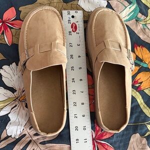 Women’s Tan Loafer Clogs